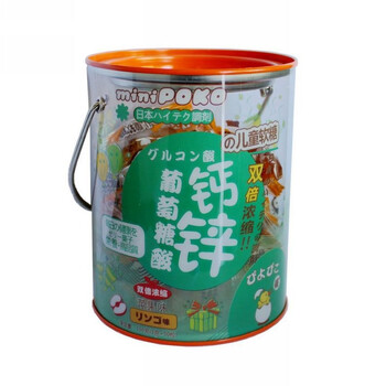 POKO葡萄糖酸钙锌软糖(桶装)3g*50粒)