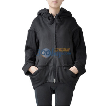 JNBY江南布衣 立体感棉外套 50626F9 黑色 L