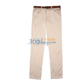 商城正品 IR男装 秋款上新 纯棉直筒休闲弹力长裤3202183 卡其色 XL(185/88A)