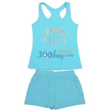 依纷EFENE 睡衣 家居服休闲时尚运动睡衣家居套装100131 蓝色 L