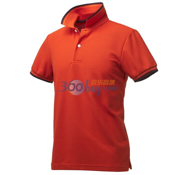 Giordano佐丹奴 Polo 男速干撞色边珠地修身Dry Polo 01010006 橙色 L