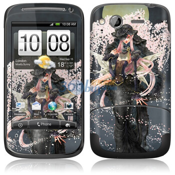 ideaSkin HTC Desire S / G12 / S510e / G7S / 渴望S 樱花“夜” 外壳保护套皮贴膜 DBBC061889