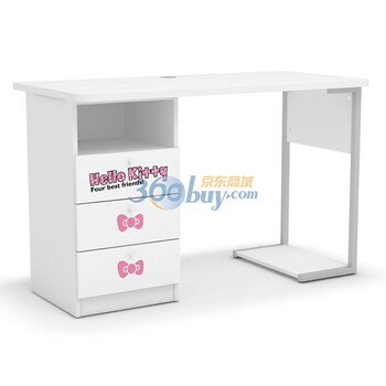 酷漫居 Hello kitty 高档家具 KT童学会 书桌 家具品牌 儿童家具 爱洛粉红 书桌