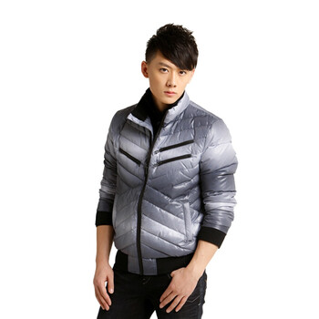 Jack Jones/杰克琼斯 羽绒服立领渐变短款羽绒服I(黑)|211412039010XXXL