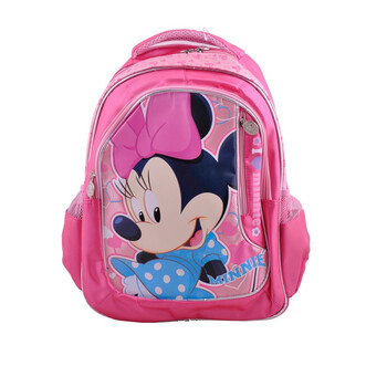 迪士尼/Disney 米奇米妮双肩书包 学生书包 M0371 三色可选 桃红色