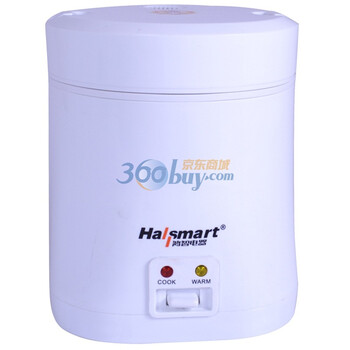 鸿智（hallsmart） HR-BL15 0.8L 迷你系列电饭煲（白色）