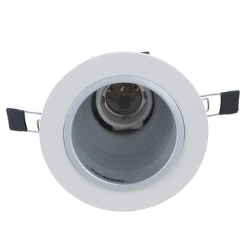 松下(panasonic 家用型小筒灯 heac73001 白色磨砂边框 3.5寸筒灯