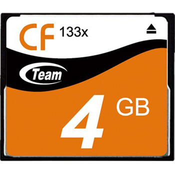 十铨科技（Team）4GB 133X CF存储卡（TG004G2NCFFX）