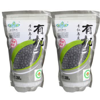 清谷新禾 有机青仁乌豆 350g*2袋