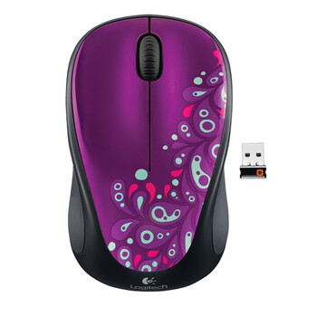 罗技（Logitech）M235无线光电鼠标2代 升级为优联技术 花瓣雨