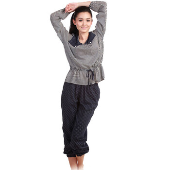 37love 2012春夏新款 女士舒适家居服套装 B2161013 宝蓝 M(160/84A)