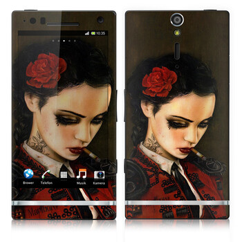 IdeaSkin 索尼 LT26i/Xperia S/Xperia Arc HD 皮肤 西班牙女郎一 外壳保护套皮贴膜 BDGC692077