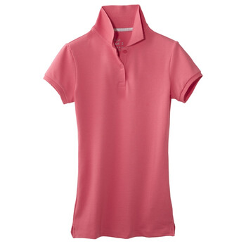 Giordano佐丹奴 Polo 女纤腰弹力粉嫩珠地POLO 01311001 深粉红 L
