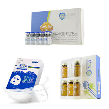 法国荃馨/TRANSUN 3盒消炎祛痘冻干粉+3盒叶杜果原液+3盒三层补水冰冻膜（淡斑祛痘）