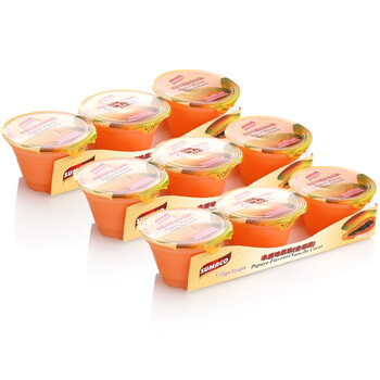 马来西亚Sumaco素玛哥木瓜味椰果果冻110g*9个