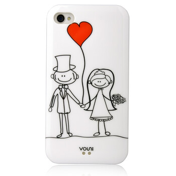 沃尤尼（VOUNI）iPhone 炫彩背壳（我们结婚吧）保护背壳 适用于iPhone4/4s