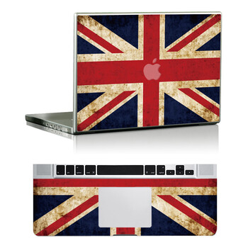 SkinAT MacBook全套保护贴膜 3M材料 米字旗 Pro 15 (Retina)