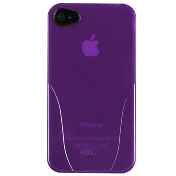 ESK 502 iphone4/4s TPU炫彩硅胶套 紫色