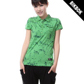 BIKBOK 比克波克 夏季新款女士休闲t恤11wf021 深绿色 XL
