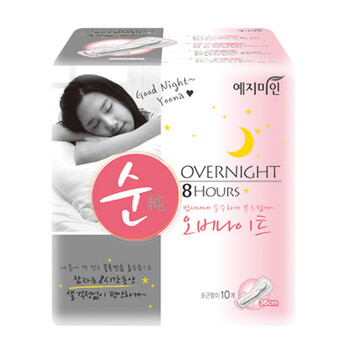 礼知美人 纯超长夜用卫生巾 36CM 10片