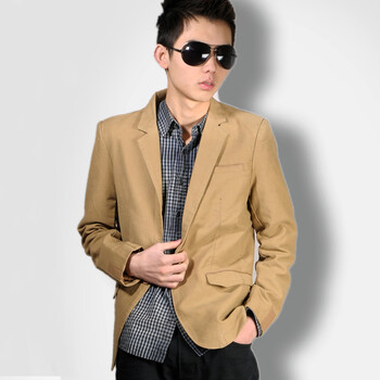 DTT春装新款休闲西装 <em>男装外套</em> <em>韩版</em>潮<em>休身</em>小
