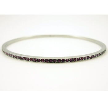 SWAROVSKI施华洛世奇紫色水晶闪亮镶钻细边