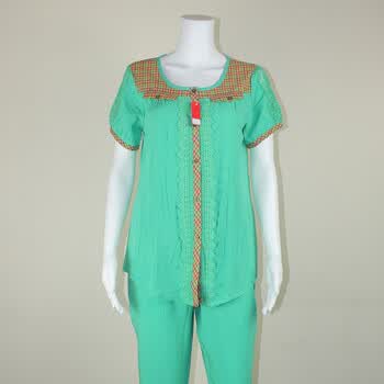 <em>澳娜芬</em>2014新款 女士短袖舒适<em>睡衣</em>家居服套装