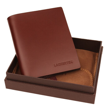 意大利老人头 800防伪正品牛皮男士真皮包竖款