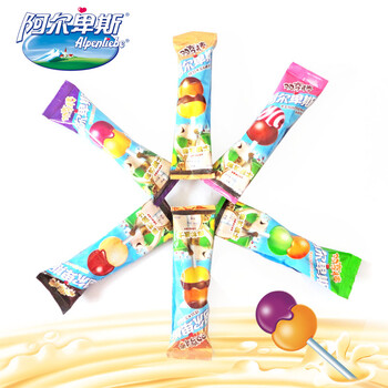 阿尔卑斯双享棒+棒棒糖5种口味48根