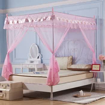 正方形蚊帐怎么安装_夏季撑杆蚊帐怎么挂_方形蚊帐安装