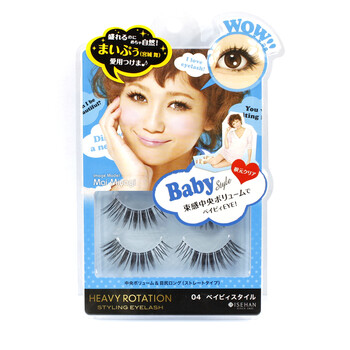 奇士美Kiss+Me假睫毛04俏皮娃娃Baby+style2对【图片