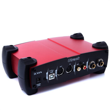 艾肯（iCON） Utrack 外置专业录音 笔记本台式K歌、唱歌、直播设备 专业录音声卡 红色