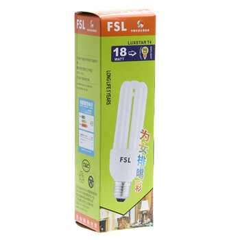 
                                        
                                        佛山照明 （FSL）T4节能灯3U-18W-E27日光色 4支装                