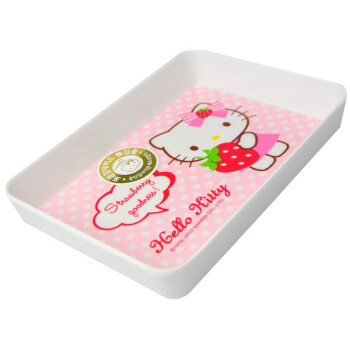 【京东超市】乐扣乐扣 HELLO KITTY 婴幼儿长方形餐盘（粉色）LBB456-KT