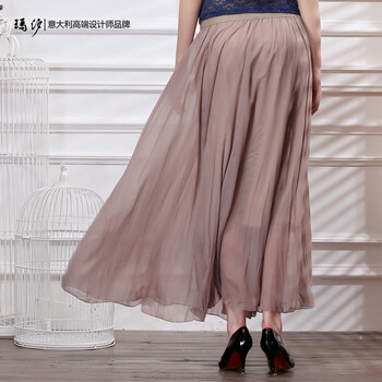 Maxchic 玛汐 素色名字:浪漫系列泡泡袖花苞下