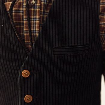 货到付款 <em>春秋季男式马甲</em>新款男士英伦风格竖