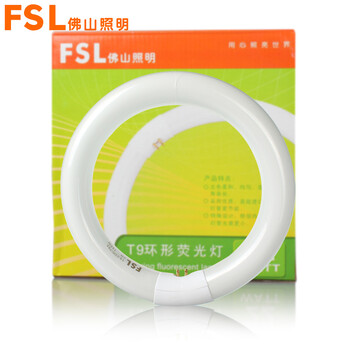 佛山照明 fsl  22瓦 T9环形灯管 白光/6500K 灯泡 圆形节能灯具 3支装