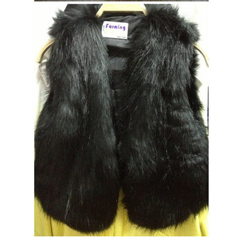 韩国 JADE 时尚<em>狐狸毛马甲</em>-JD-9-F107-VT007