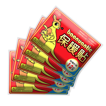 
                                        可拉熊红色款 暖宝宝 保暖贴 暖身贴 60片装热帖 暖贴                