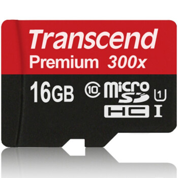创见（Transcend）MicroSDHC（TF）UHS-I 300X 16G 存储卡 45M/s