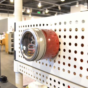 贸号 磁铁吸附式冰箱储物盒调料罐磁贴 2个装