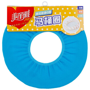 美丽雅 提花彩条O型马桶圈马桶垫 HC047716