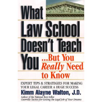 amp;technical(专业与技术类)>【预订】whatlawschooldoesn"tteachyou