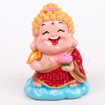 Q版小神仙摆件 车上小公仔台湾好神公仔摆设福