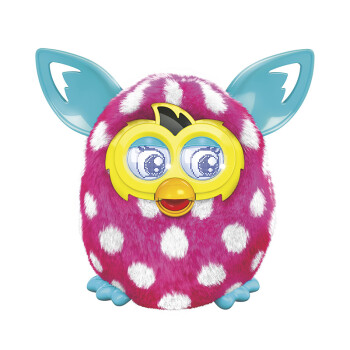 孩之宝 hasbro 菲比精灵 furby boom iphone 智能电子宠物 粉底白色