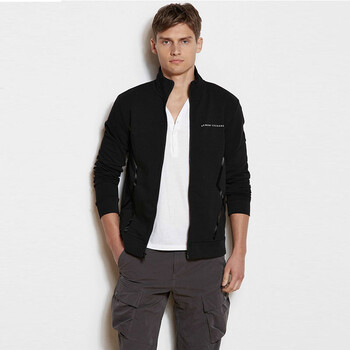 Armani+Exchange/阿玛尼男装新款男士凝胶条纹夹克外