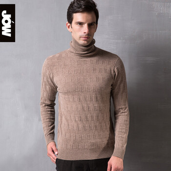 【jow\/乔沃】2013冬装新款打底衫男士纯山羊绒