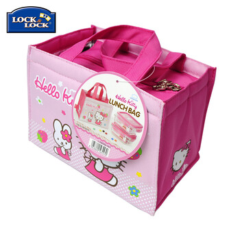 
                                        乐扣乐扣（LOCK&LOCK） 保鲜盒HELLOKITTY耐热玻璃便当饭盒380ml两件套装 LLG422S2-PKT粉红色                