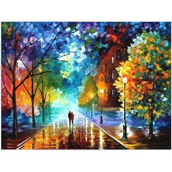 
                                        diy手绘数字油画 40*50  带内框 花卉风景客厅 礼品结婚 装饰画 美丽人生4050cm                