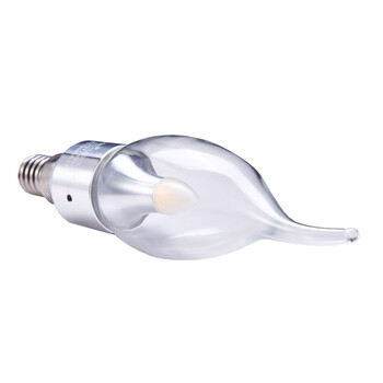 VNC 新一代360度发光LED灯泡蜡烛灯3WE14水晶灯光源360L01/K01 正白光K01